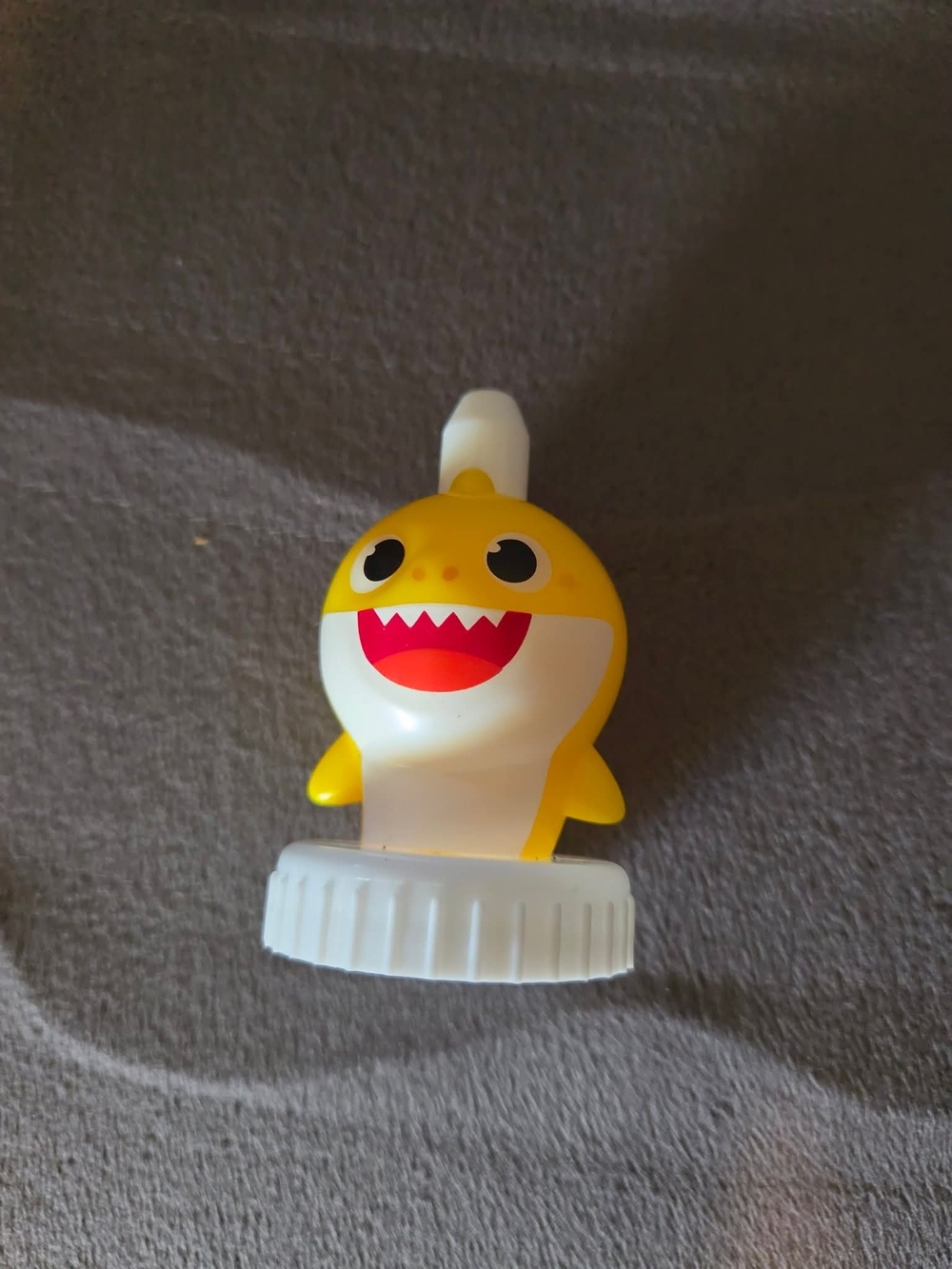 Yellow Baby Shark Bottle Topper Cap - Kids Decor